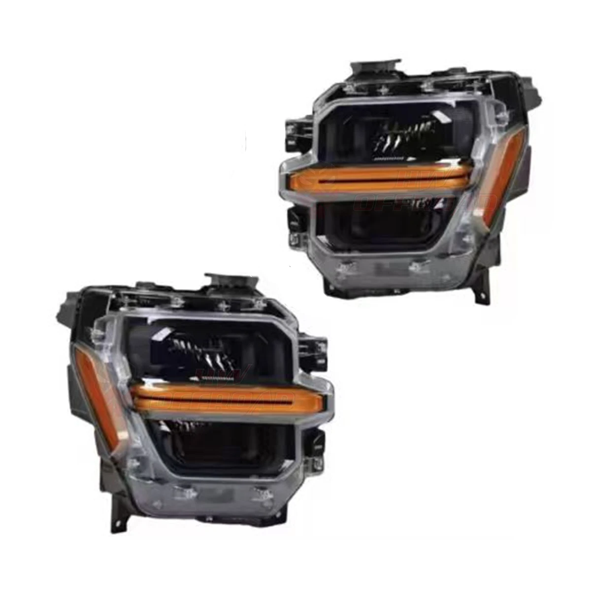 Quad Lens LED Headlights DRL For Ford F150 2024 2025 XL XLT STX Tremor Base Model Dynamic Turn Signal Head Lamp
