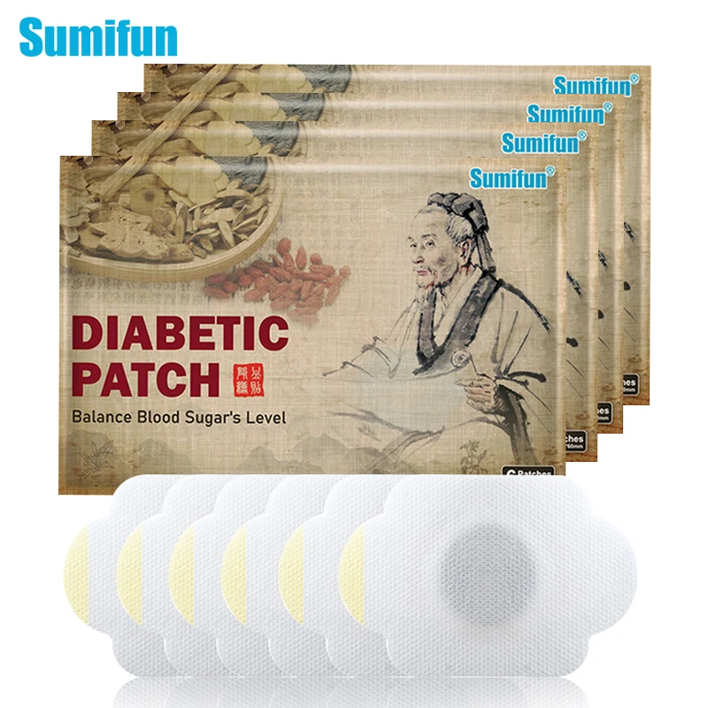 

24/30/60Pc Diabetic Patch Diabetes Treatment Medicine Stabilizes Blood Sugar High Blood Glucose Hypoglycemic Plaster Health Care