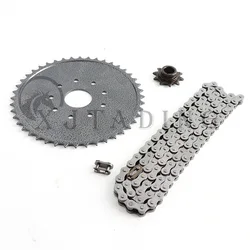 415-110 Chain & 44T Sprocket 10T drive sprocket Kit For 49cc 60cc 66cc 80cc Motor Motorized Bicycle Bike Accessories