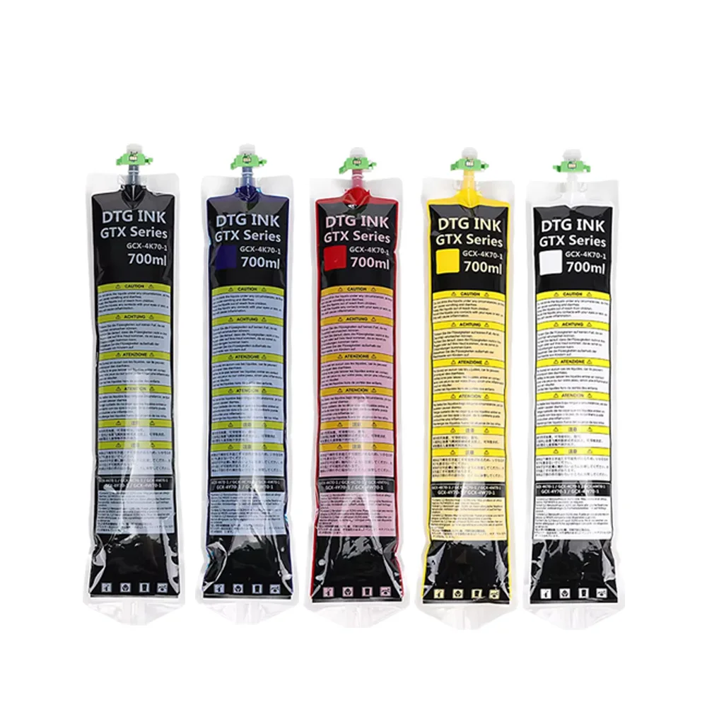 GTX Ink Bag DTG Textile Ink Cartridge For Brother GTX-422 GTX-423 GTX-425 GTX-600 GTX PRO GTX Series With Chip Printer Inks
