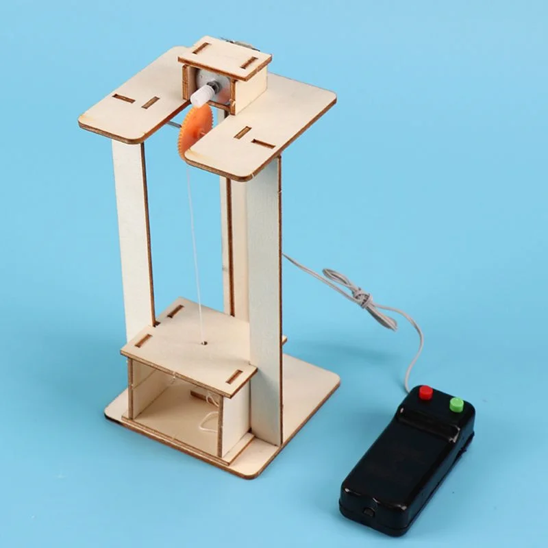 DIY Elektrische Lift Model Puz - Science Diy Model recensie en prijs