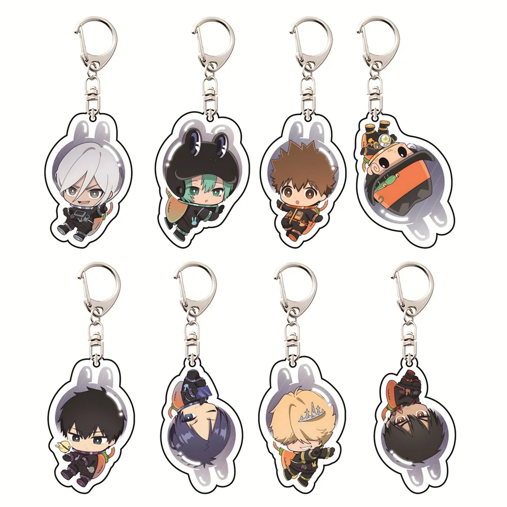 Anime Katekyou Hitman Reborn 6cm Acrylic Keyrings Backpack Decorations Accessories Decor Gifts Exquisite Products