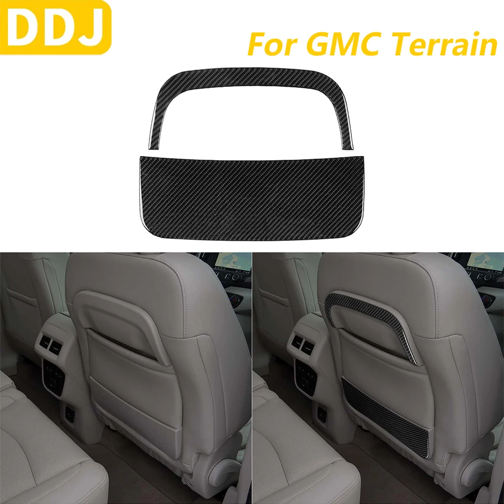 

Для GMC Terrain 2018-2023 углеродное волокно второй пилот, спинка сиденья, крышка панели, декоративные автомобильные аксессуары, наклейка для украшения интерьера
