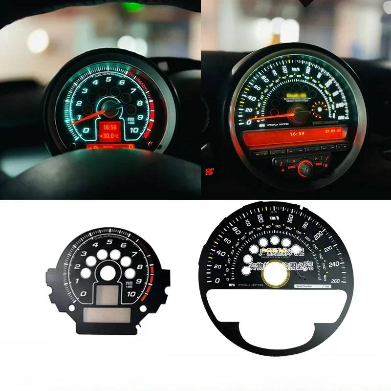 

For BMW Mini R55 R56 R59 R60 Modified Luminous Speedometer Paper