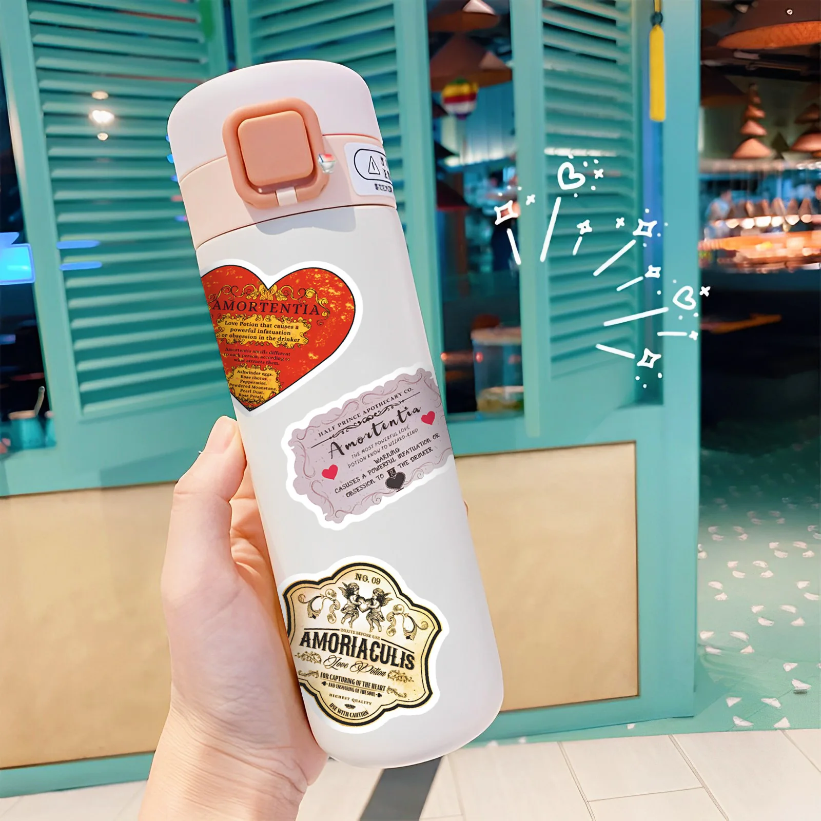 10/50 Stück Retro-Liebesaufkleber Ästhetische Valentinstag-Cartoon-Dekoration Geschenke DIY Notizbuch Handy Kühlschrank Fahrrad Laptop Kinderspielzeug