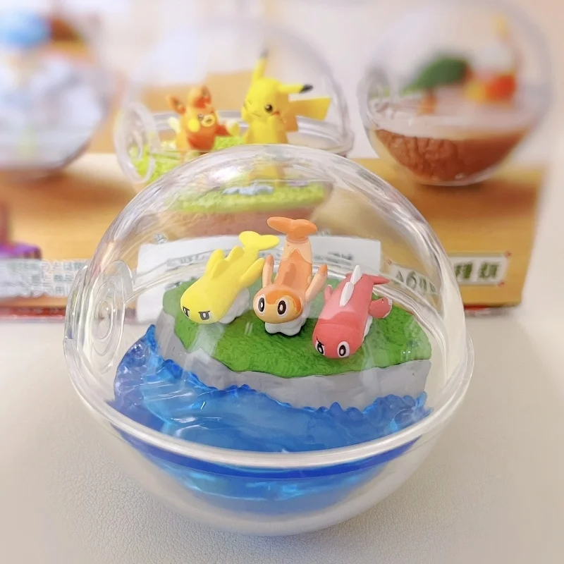 Re-Ment Pokémon Terrarium Collection EX To the World of Paldea Series Sprigatito Clodsire Quaxly Pikachu Tatsugiri Fuecoco Toy