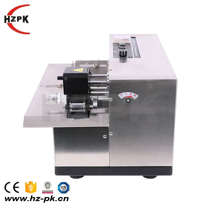 HZPK MY-380 semi automatic paper bag stainless steel solid-ink batch number standard coding machine price