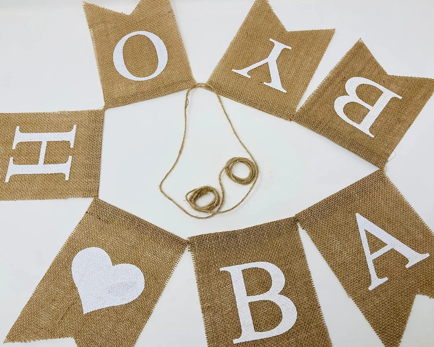 Oh Baby-Sackleinen-Banner für Babyparty-Dekorationen und Geschlecht offenbaren Party – Detail 8