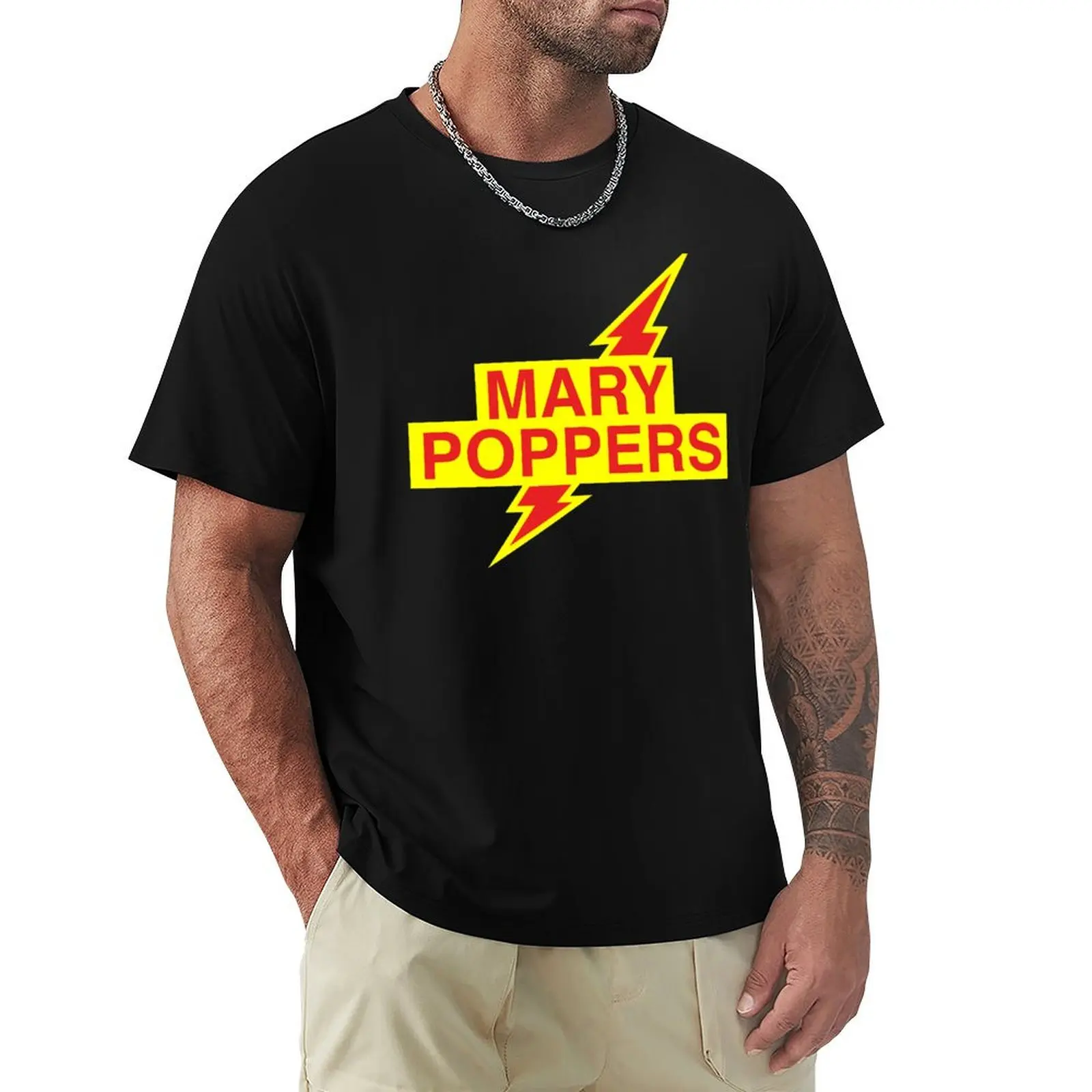 Mary Poppers Merch T-Shirt Construction Work Tee Shirt
