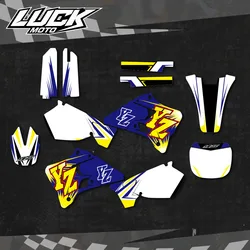 LUCKMOTO Motorcycle Graphics Decals Stickers Kits for Yamaha YZ125 YZ250 YZ 125 250 1996-2000 2001 Motorbike Boby Decorative