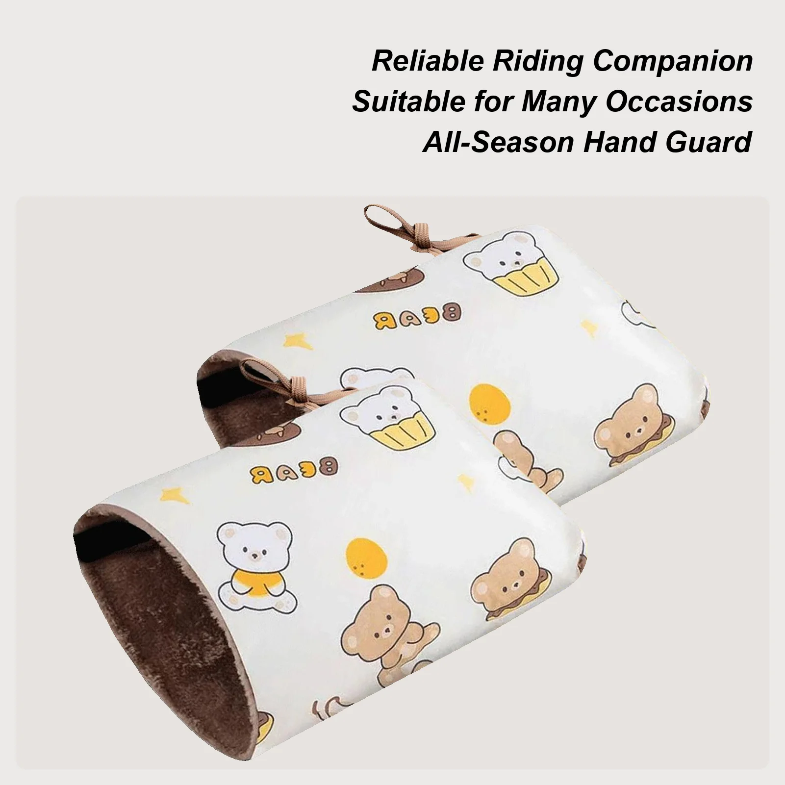 

Перчатки на руль Ветрозащитные перчатки Термальная варежка на руль для зимней езды Велоспорт Мотоцикл Скутер Велосипед Холод