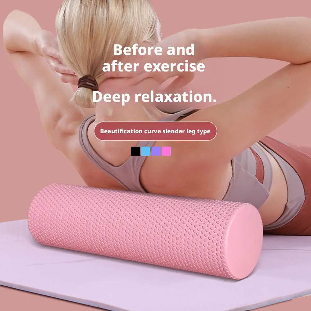 30cm Round Eco Friendly Foam Roller Cylinder Hexagonal Roller For Pilates Exercise Enhanced Home Workouts For Leg Muscle Massage