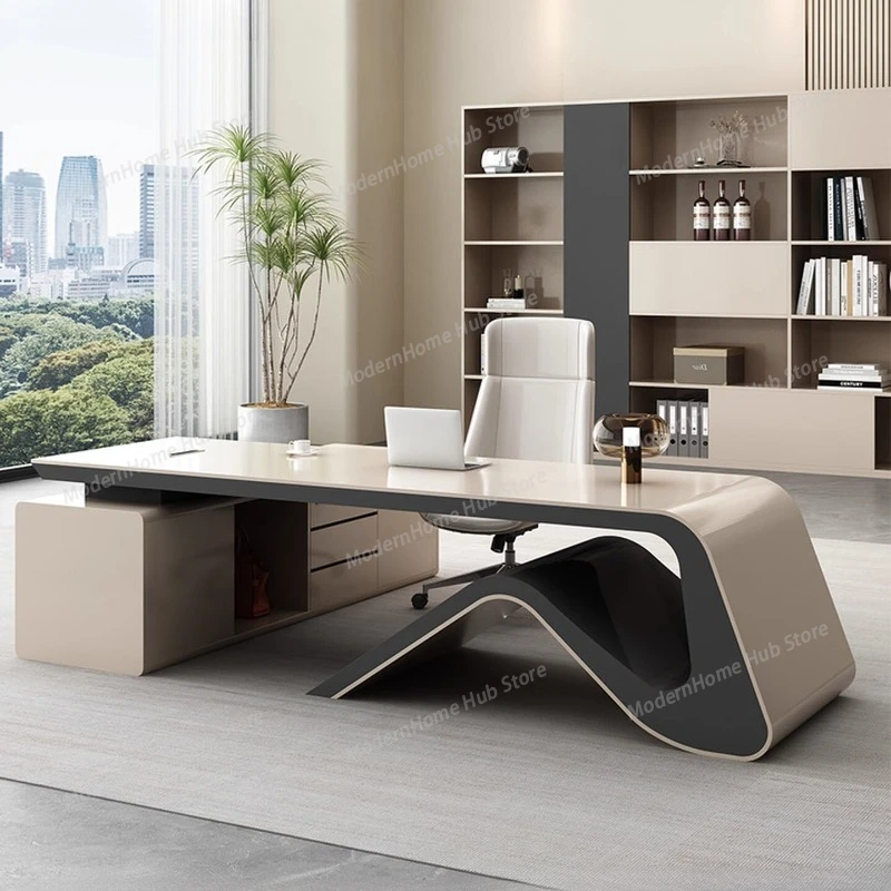 Storage Asthetic Executive Desk Leg Support Modern Cheap Wood Executive Desk Large Modern Mesa De Escritorio Office Furniture