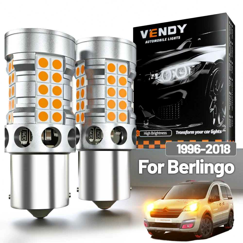 

2pcs LED Turn Signal Light For Citroen Berlingo 1996-2018 Turning Lamp 2008 2009 2010 2011 2013 2015 2016 Canbus Accessories