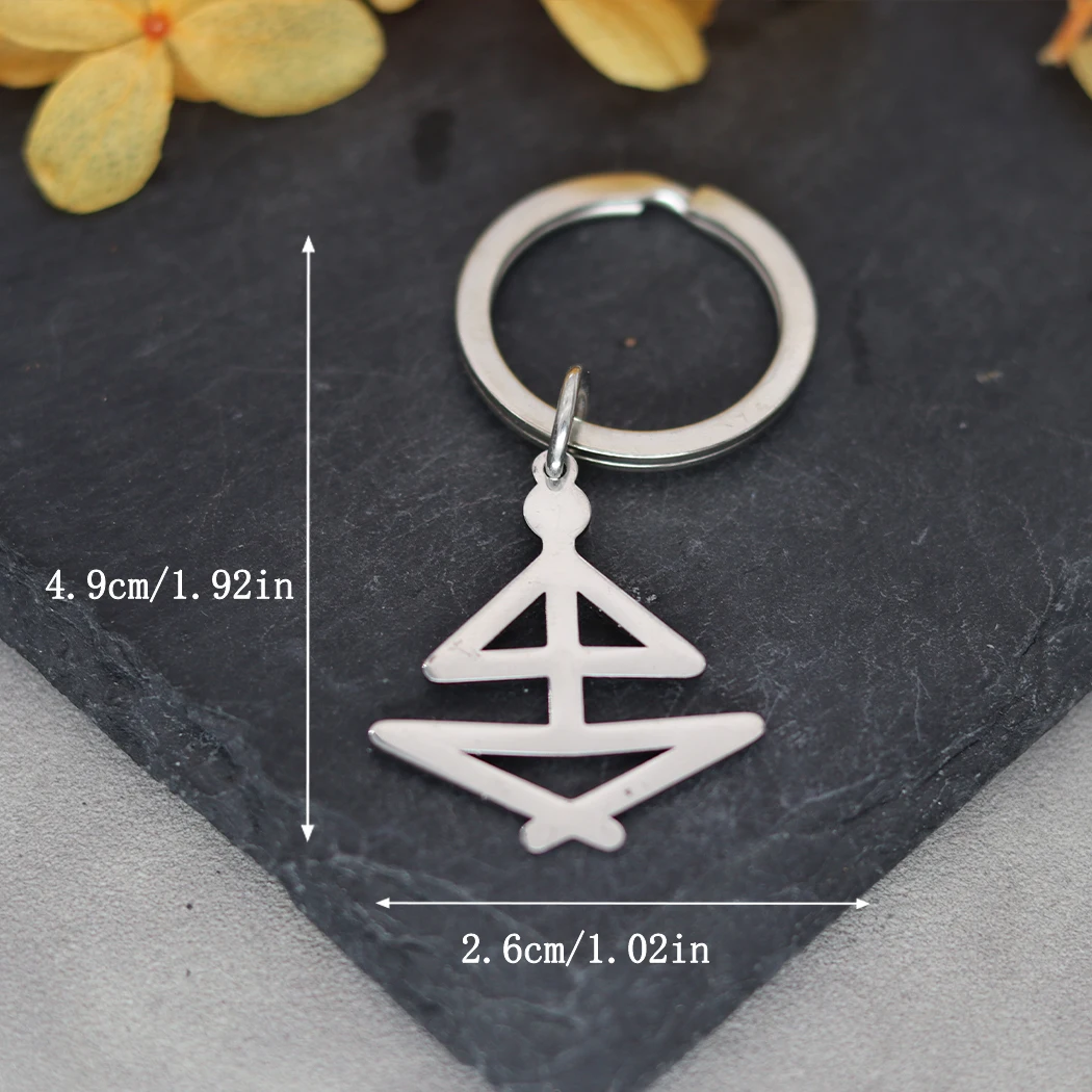 Chandler Namaste Yoga Pose Key Chain Yoga Pendant Gift for Yoga Instructor Valentine Gift