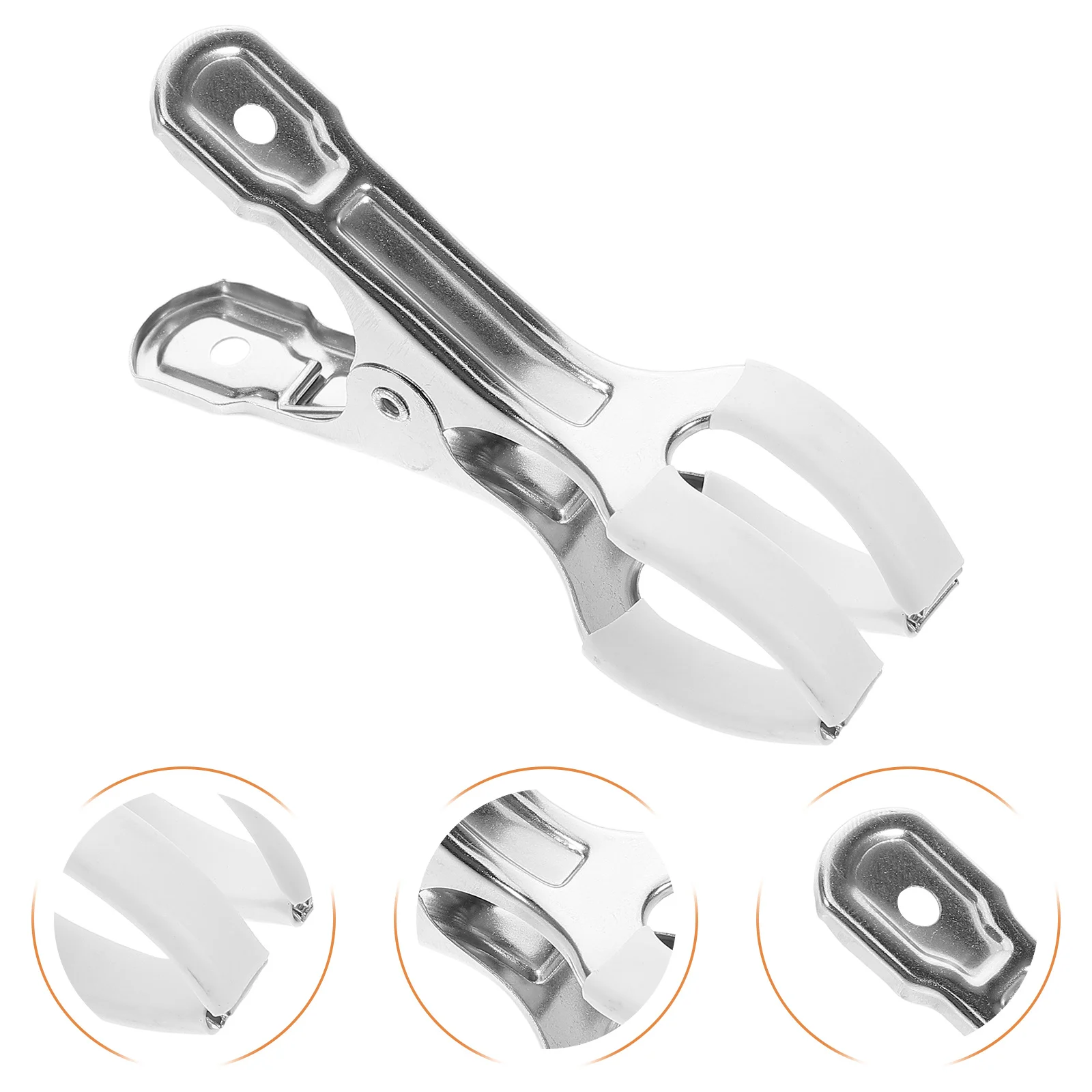 

3 PCS Clips for Sax Repairing Flute Maintenance Kit Accessory Silver Alto Saxophone Tool