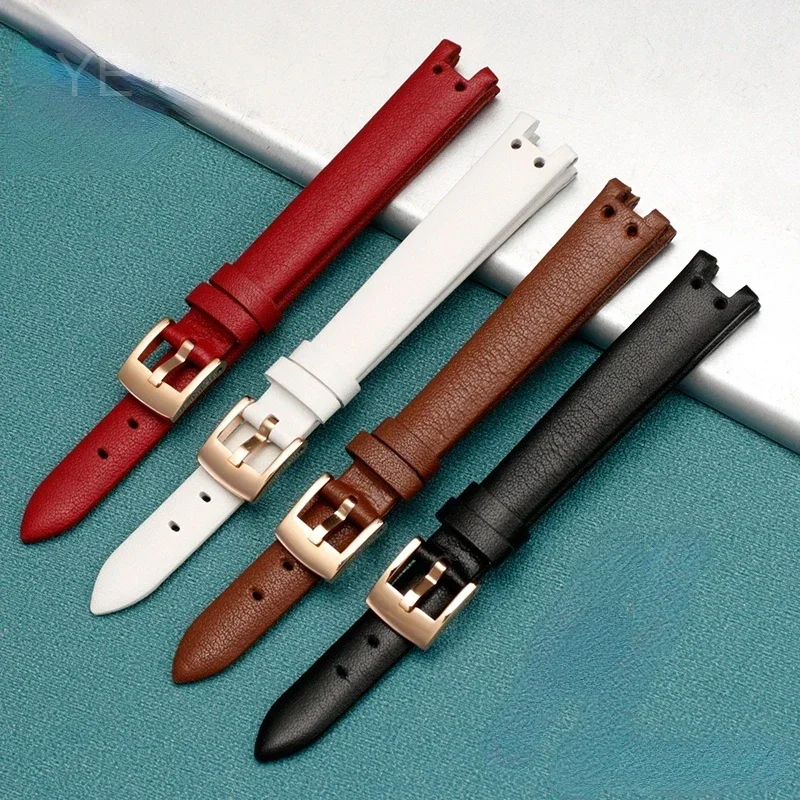 Premium Quality Cow Leather Watchband for Anne Klein AK1950/9442/9918/9168 with Soft and Comfortable Retro Style Design