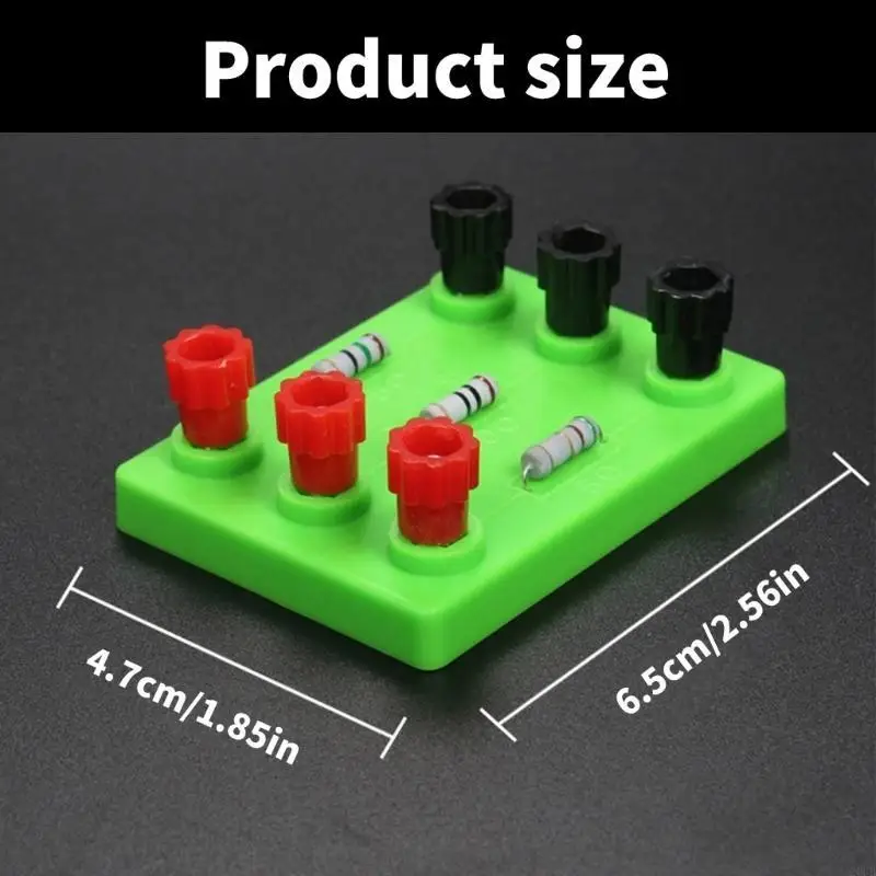 20CB Kids STEM Learning Toy Physical Fixed Resistance 5/10/15 Ohm for School Lab