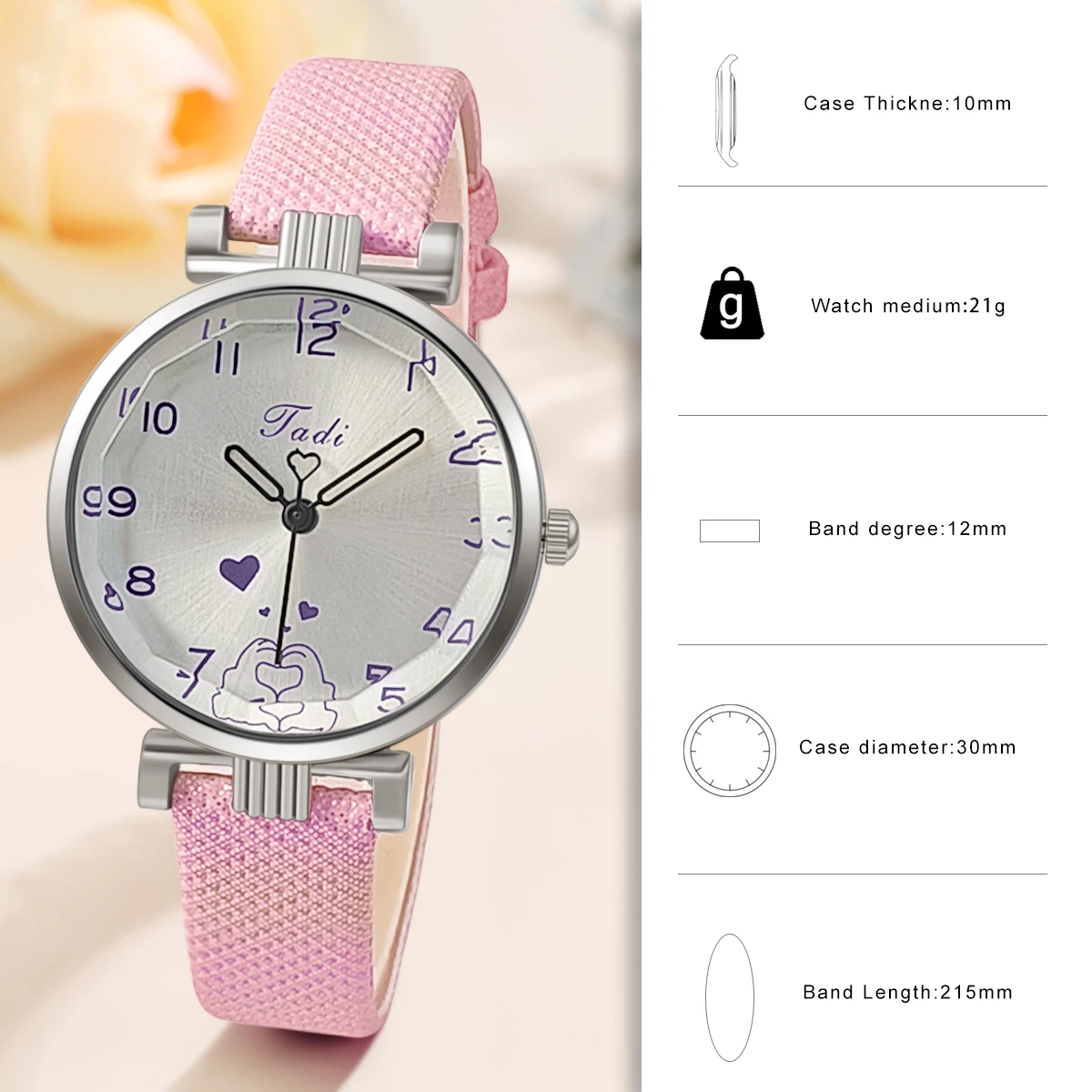 Women\'s Watch Leather Strap Wristwatch Quartz Watches For Women Casual Clock Ladies Watches Gift Reloj Mujer relogios feminino