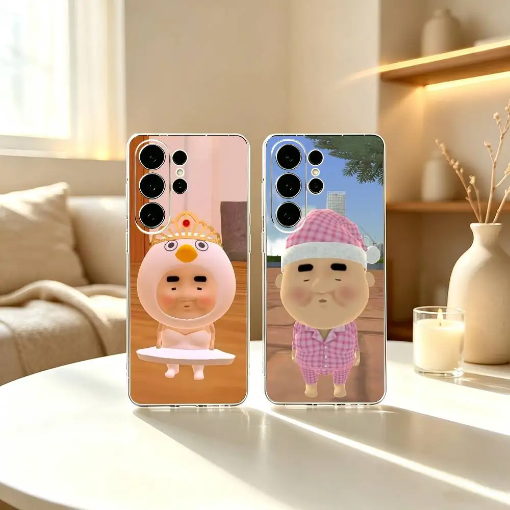 O-Ojipockle Raising Box   Phone Case For Samsung S23,S22,S21,S20,S30,Transparent Silicone Phone Cover