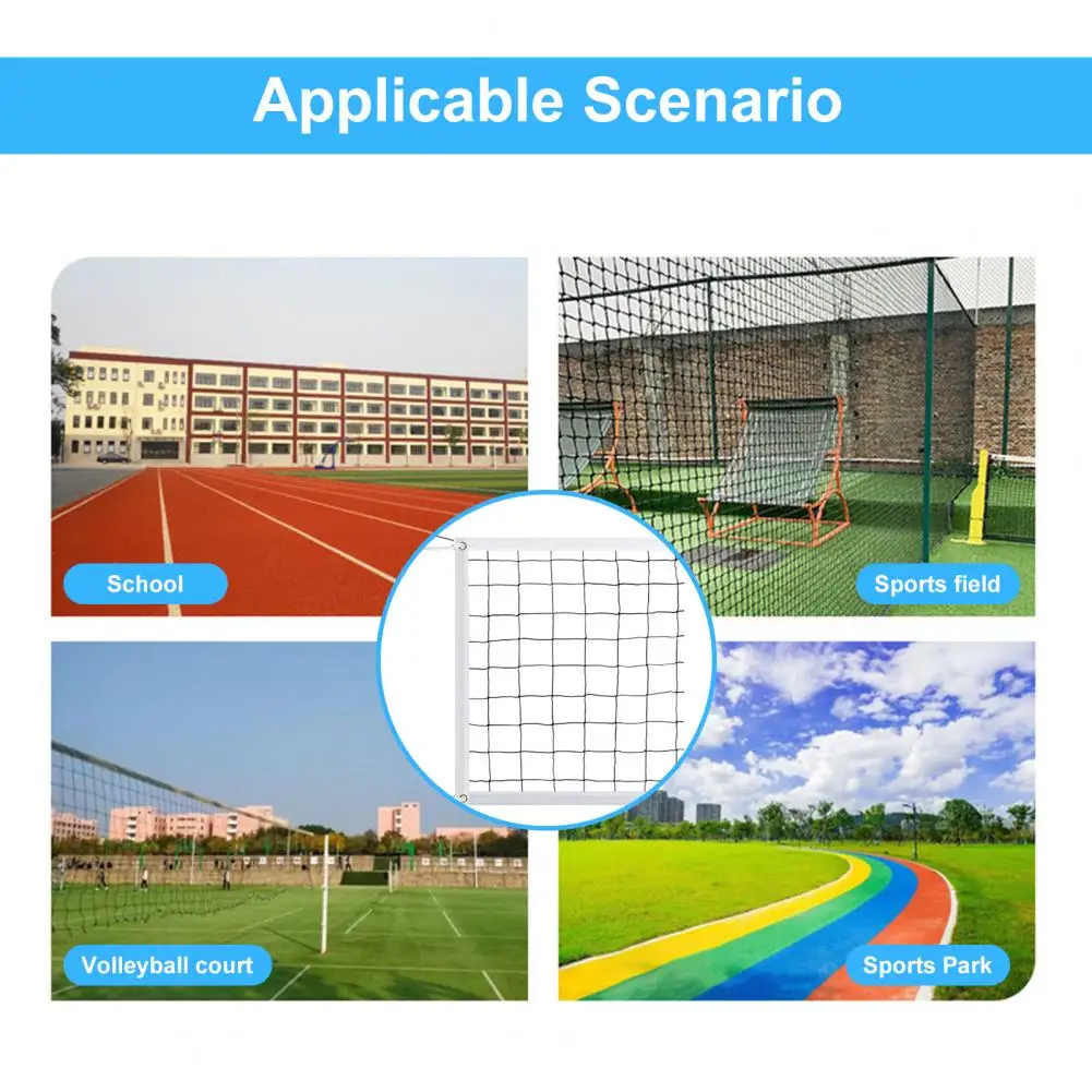 Volley Ball Net Outdoor Volleyball Net with Storage Bag Heavy Duty Professional Sports Net Wear Resistant Badminton Volleyball
