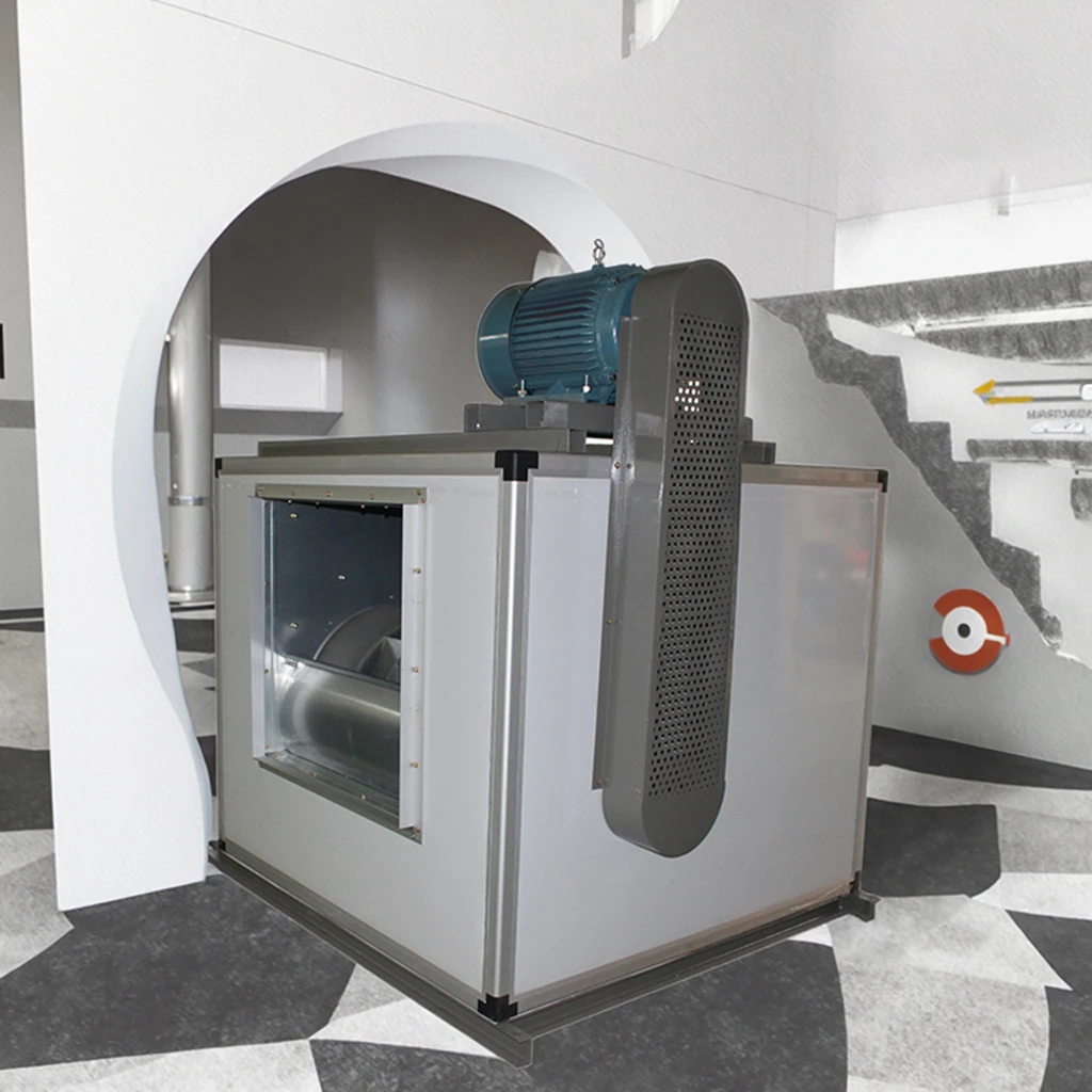 HTFC-12 Customizable AC Box Ventilation Fan For Fire Control 220V OEM Supported Cast Iron Blades For Exhaust Ventilation