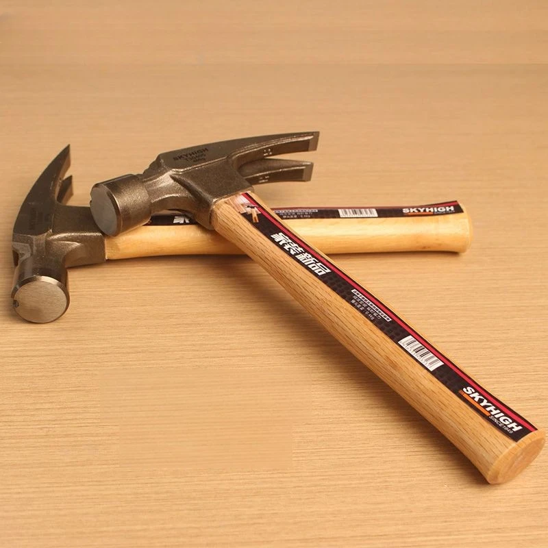 

Портативный молоток, прочный молоток из высокоуглеродистой стали, деревянная ручка, сильные магнитные всасывающие молотки для ногтей, деревообрабатывающие ручные инструменты