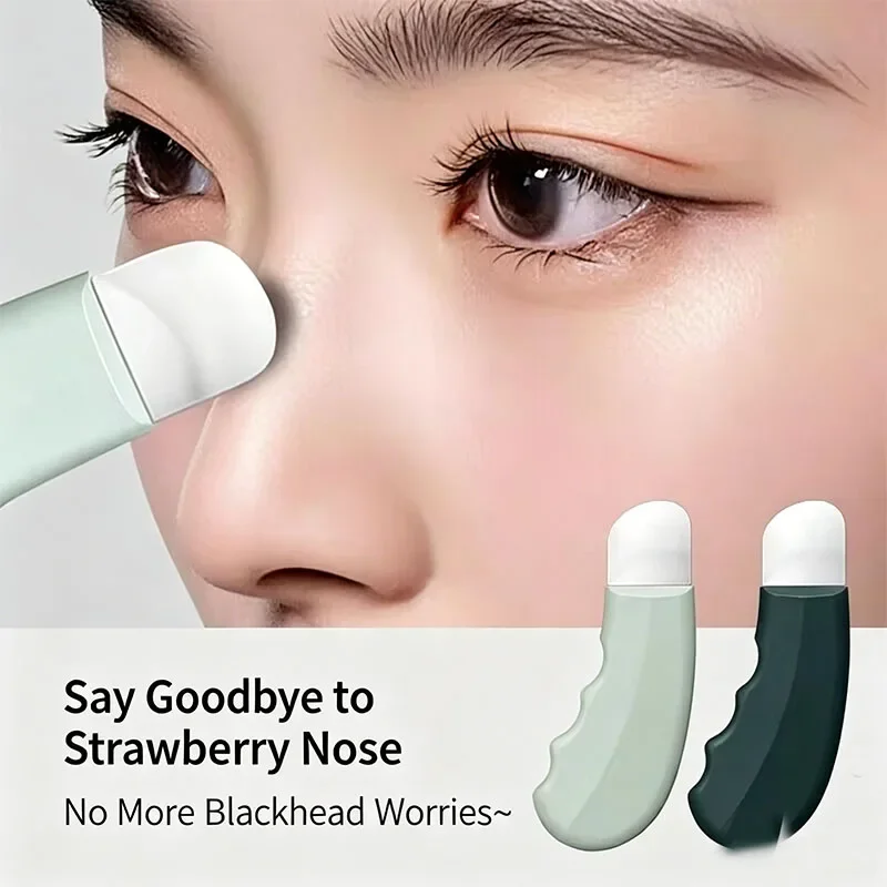 1/2Pcs New Manual Blackhead Remover Spatula, Facial Pore Cleansing Tool for Blackheads & Acne, Portable Skin Scraper