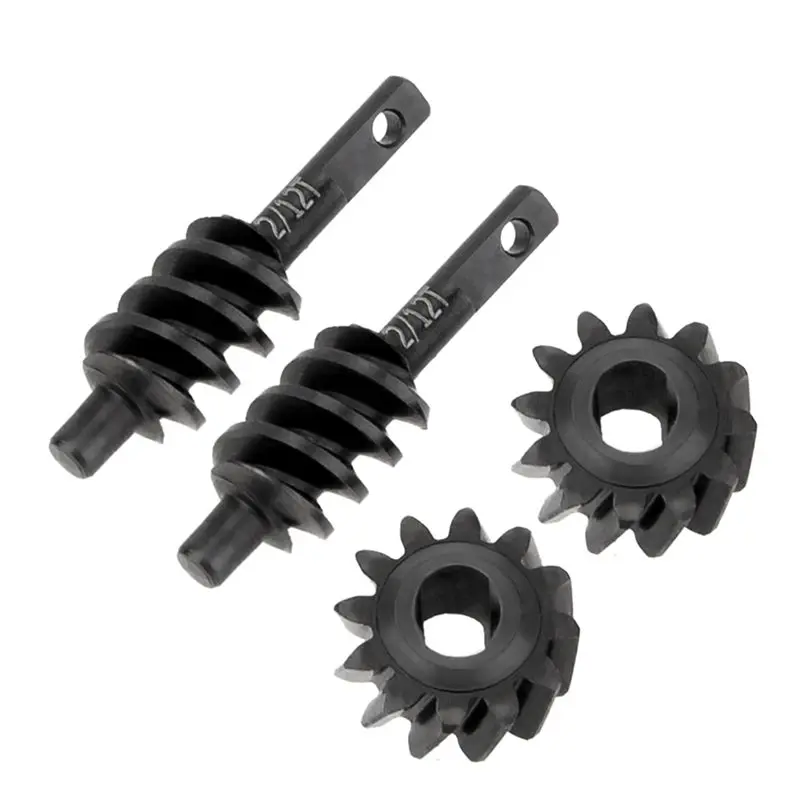 ABUH-SCX30 For 1/30-Axial RC Crawler Upgrades Worm Gear Set SCX30 Differential, 2 Sets(2/12T, Overdrive 33.3%)