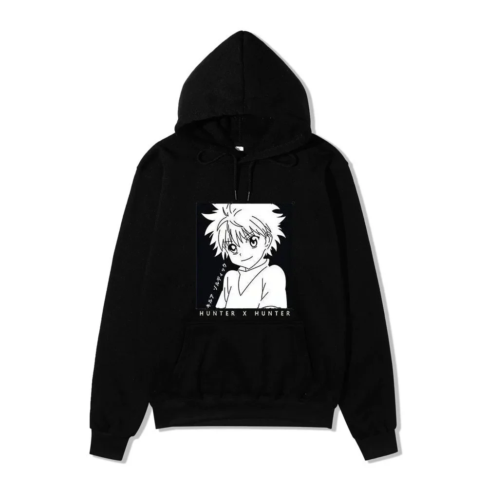 

Японское аниме Hunter X Hunter Full time Hunter с принтом, весенне-осенняя модная повседневная универсальная толстовка для мужчин и женщин