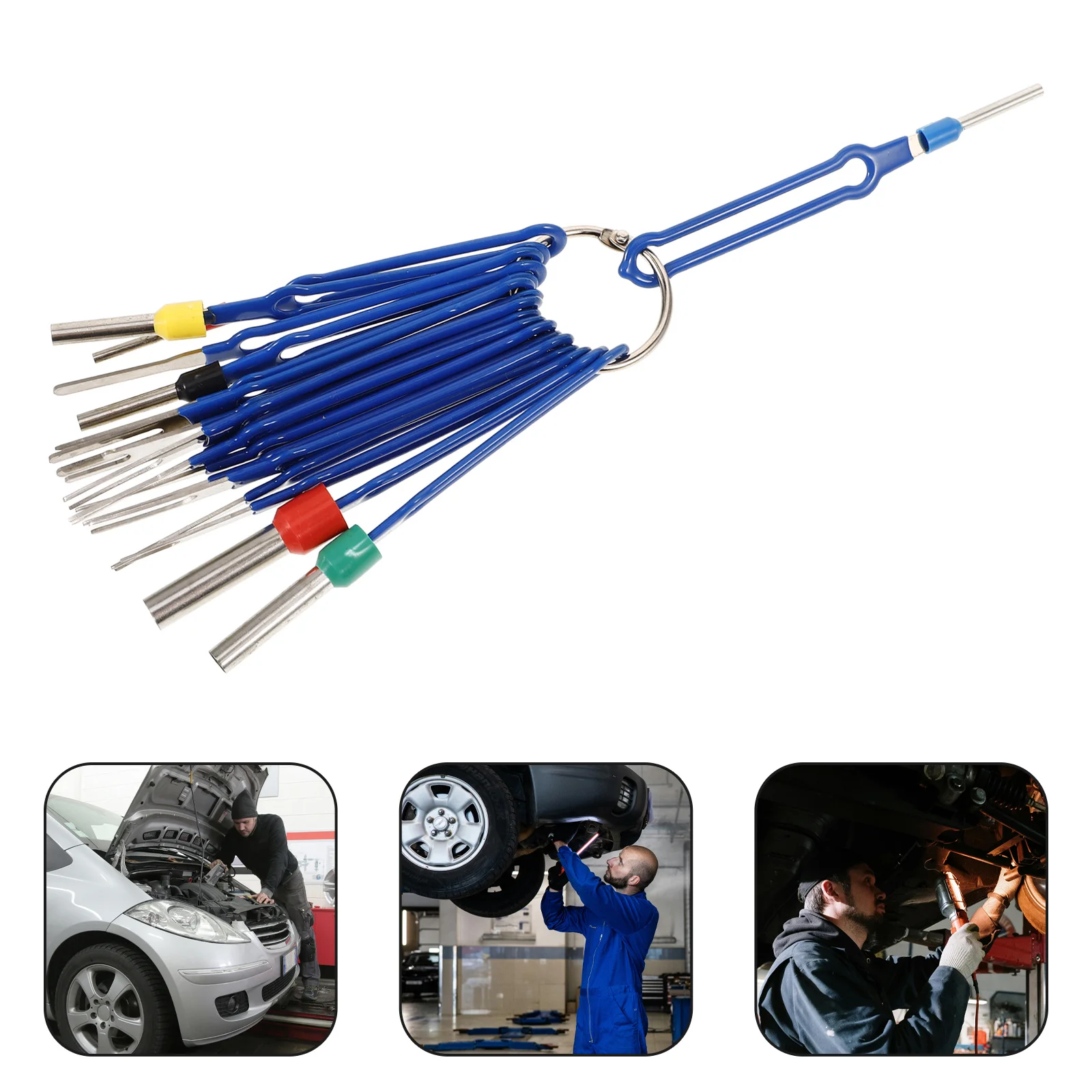 

18Pcs Car Wire Harness Pin Connector Removal Tool Set Durable Quick Convenient Auto Repair Pin Connector Removal Tool
