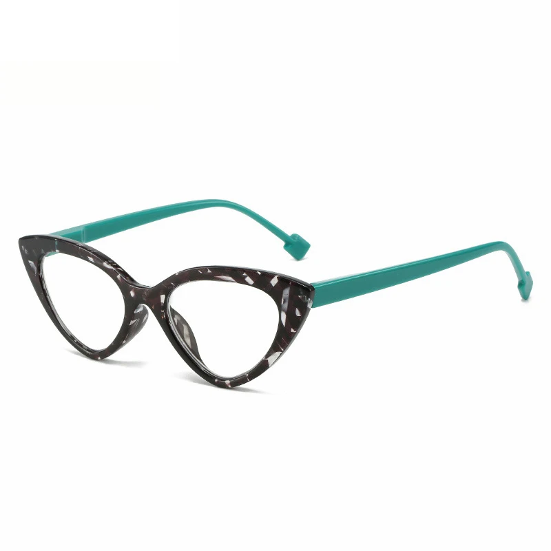 

Fashion Floral Triangle Reading glasses Blue blocking Computer Reader Spring hinge Magnifier