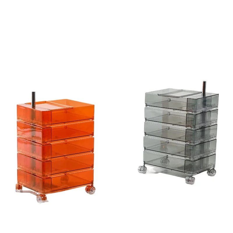 

Creative Nordic multi-functional locker, simple and modern rotating storage cabinet for mobile bedside storage