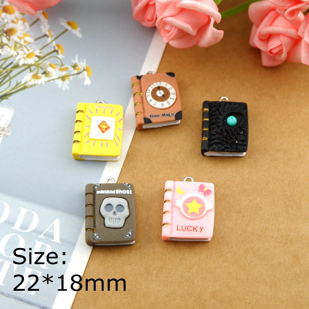 Resin Art Made Simple Book - น่ารักหนังสือมหัศจรรย์ต่างหู Charms เครื่องประดับสร้อยข้อมือทำ DIY จี้ขายส่งจำนวนมาก