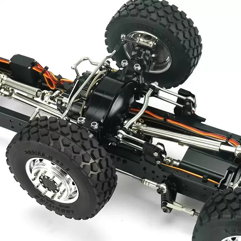 LESU For 1/14 Tamiya truck model modified accessories X-8022-B Steering axle damper airbag suspension accessories