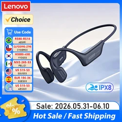 Lenovo S106 IPX8 Waterproof Bone Conduction Earphone Bluetooth 6.0 Headphone MP3 Built-in 32GB Memory Wireless Sport Headset Mic
