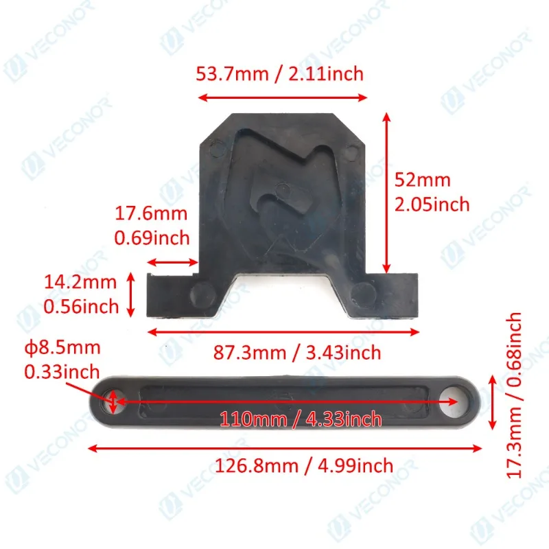 Foot Valve Control Switch Level Sliding Black for Tire Changer