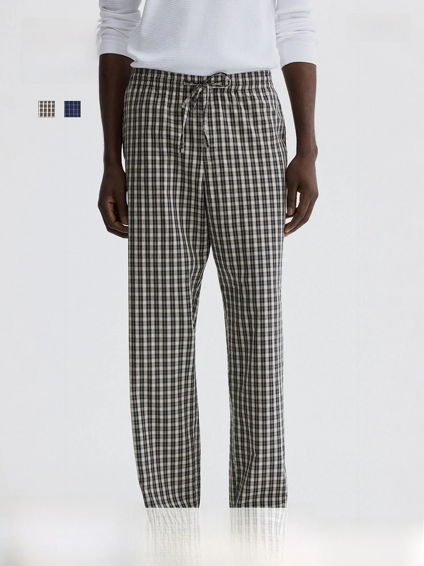 

H&M Men's Casual Pants Spring 2026 Commute Casual Sle Silk Straight Leg Long Trousers Comfortable Soft Cotton Daily Wear
