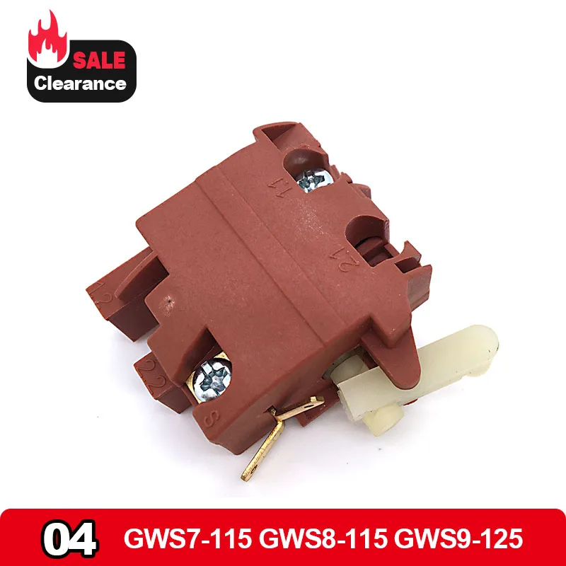 

AC220V Switch Replace For Bosch GWS7-115 GWS8-115 GWS9-125 GGS 28 LCE GWS 8-115 Angle Grinder Spare Parts