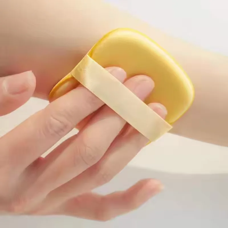 Novo conjunto de esponja espessada e ampliada, pó de maquiagem para base, corretivo de maquiagem para reparar almofada de ar de dedo