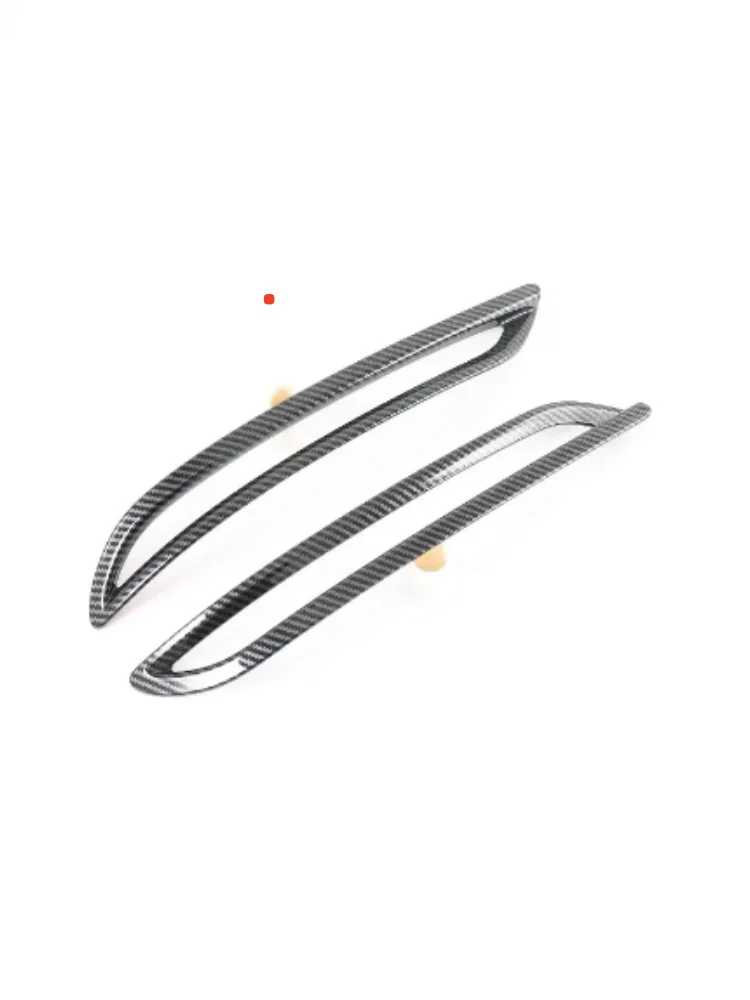 Car Eyebrow Cover Trim Back Tail Rear Fog Light Lamp Frame Sticks Parts Hoods For VW Volkswagen Golf8 Golf 8 2020 2021 2022 2023