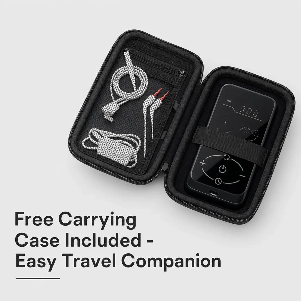 COZING Vagus Nerve Stimulator for Sleep Disorders Anxiety – Portable CES Device with Laser Acupuncture for Home