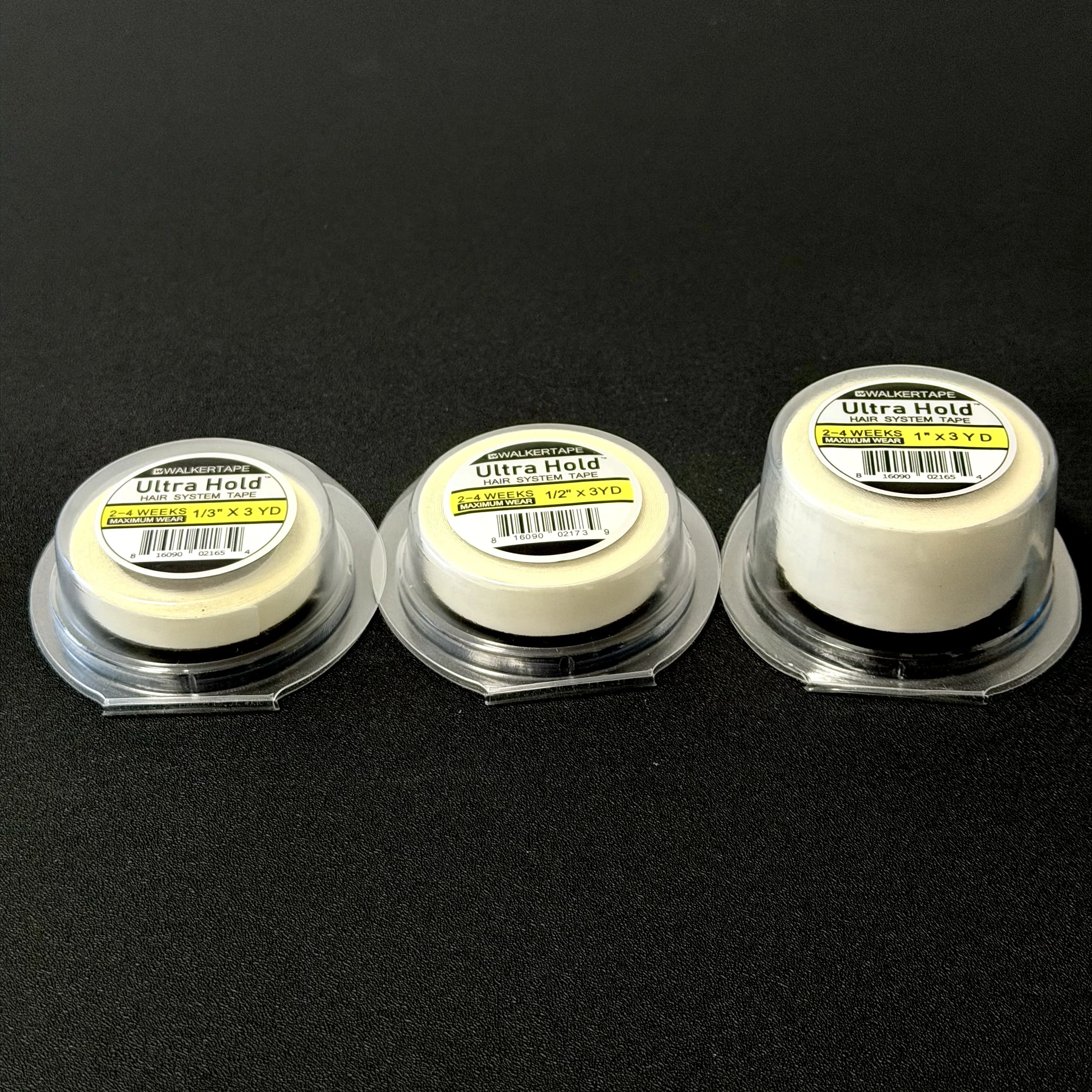 1/2/3 Roll 0.8 CM/1.27CM/2.54CM*3 Yards Super Hair White Tape Double-Sided Adhesive Tape for Hair Extension/Lace Wig/Toupee