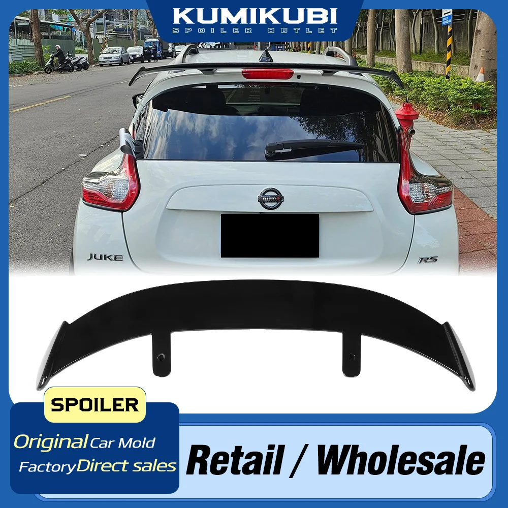 

Спойлер на крышу для Nissan Juke 2011-2018 гг., высококачественный АБС-материал, заднее крыло автомобиля, праймер, спойлер на заднее крыло, губный спойлер
