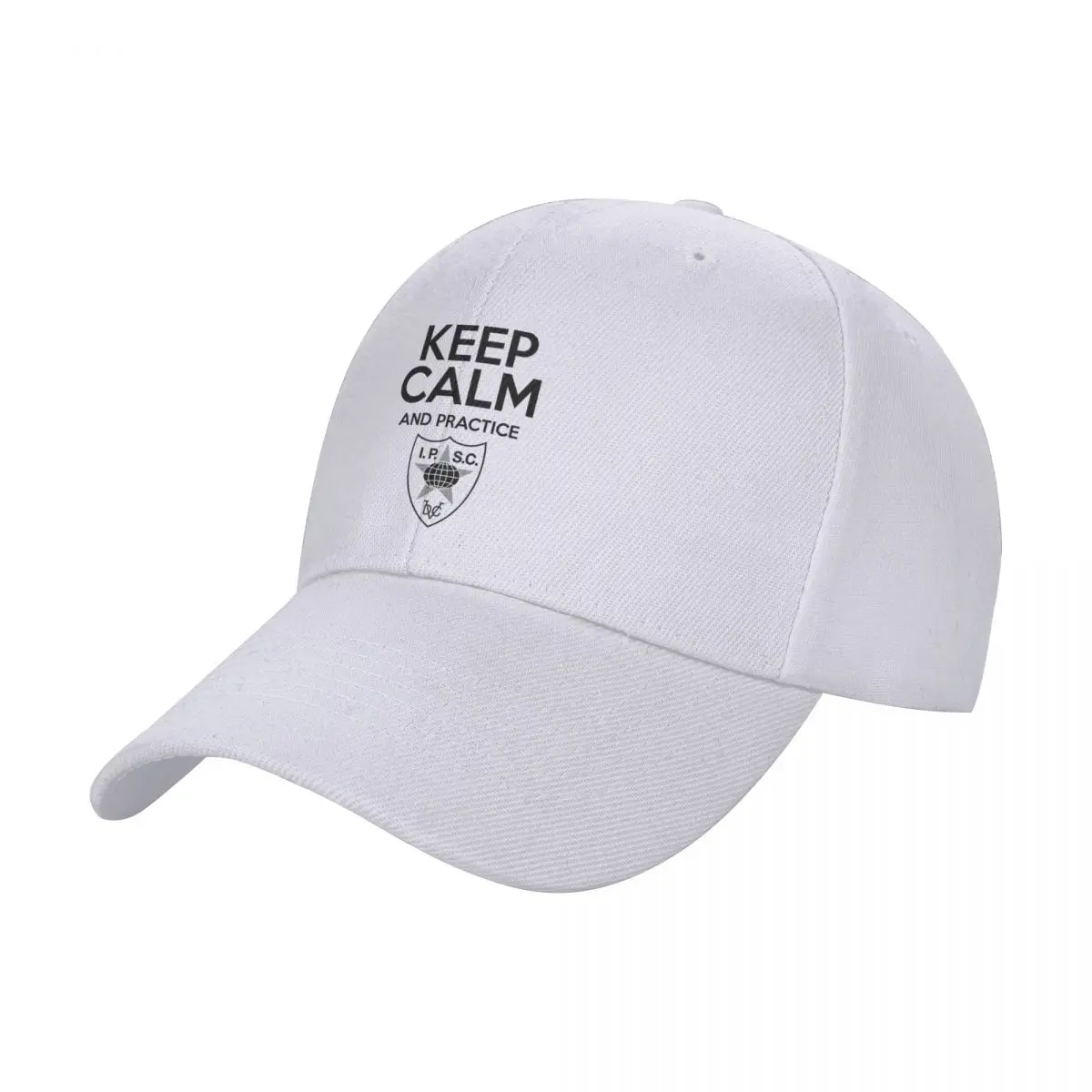 Keep calm and practice IPSC Baseball Cap hard hat Hood Baseball Men Women's