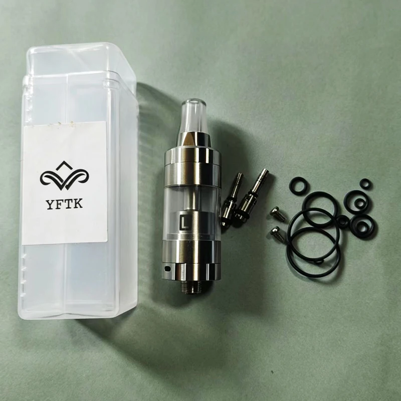YFTK BY-KA L RTA 19mm Tank 3ml Capacity 316L with 1.2mm/1.4mm/1.7mm Airpins vs 415 V2 v3 Decorative accessories