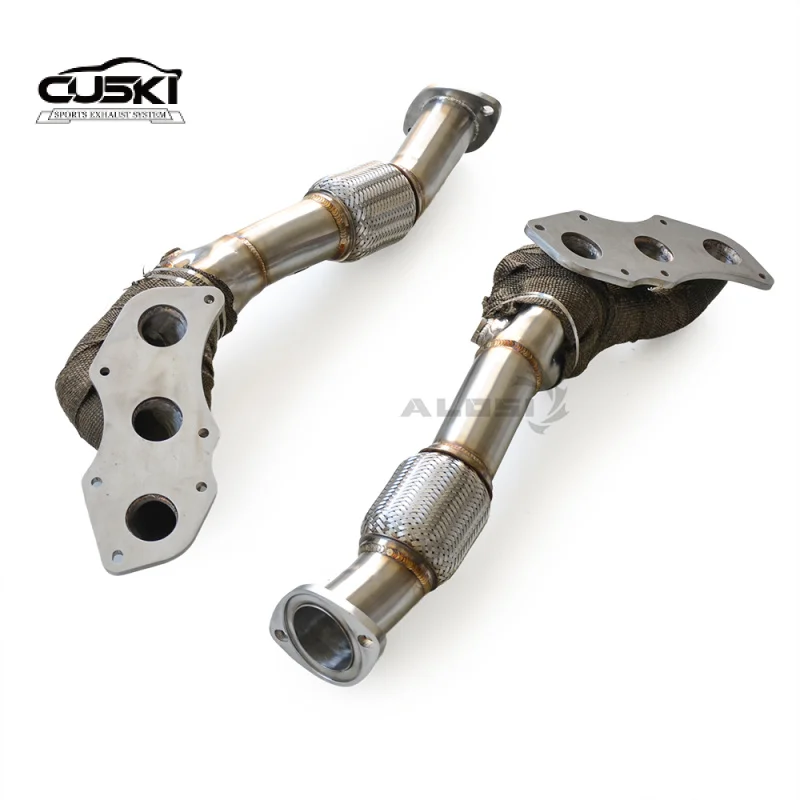 Suitable for LEXUS LS350 3.5L 2017-2021Stainless Steel Exhaust Muffler Pipe with Insulation protection Car Exhaust Power Upgrade