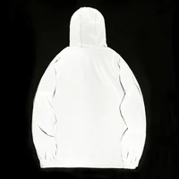 Vêtements réfléchissants de nuit pour Couple, veste de couleur unie en Polyester pour étudiant, uniforme de classe masculine, veste de danseuse lumineuse tendance, nouvelle collection 2