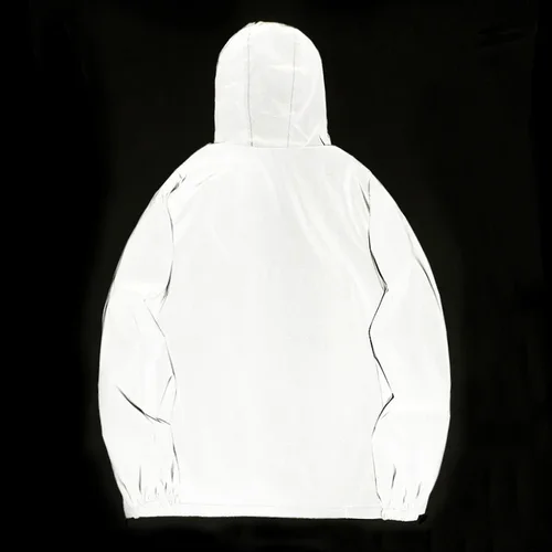 Imagen 2 del producto Nueva ropa reflectante de noche para parejas, chaqueta de Color sólido, uniforme de clase masculina de poliéster para estudiantes, chaqueta de bailarina luminosa a la moda