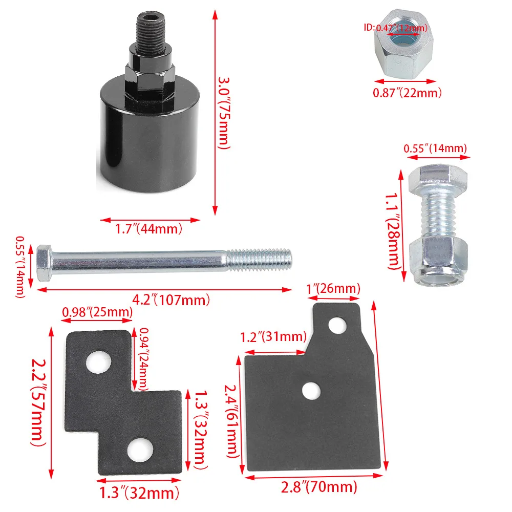 Kit de suspensión delantera y trasera de 2 pulgadas y 4 pulgadas, Compatible con todos los modelos 1999 a 2022, Polaris Sportsman 500, 570, 600,